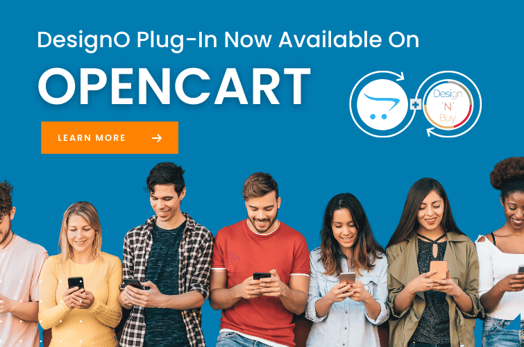 DesignO Product Designer PlugIn available on the Opencart Marketplace
