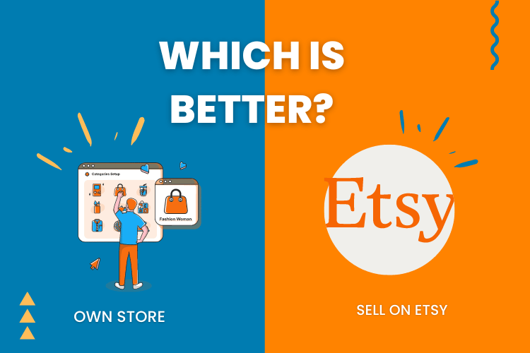 etsy or own pod store blog