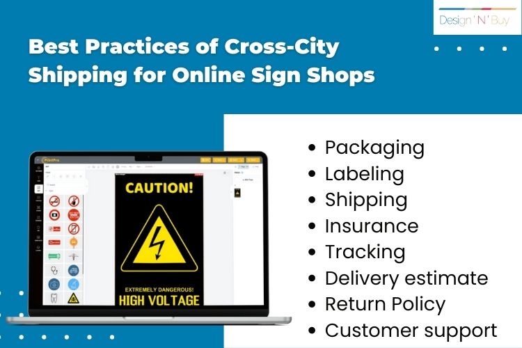 Best Practices of Cross-City Shipping for Online Sign Shops​