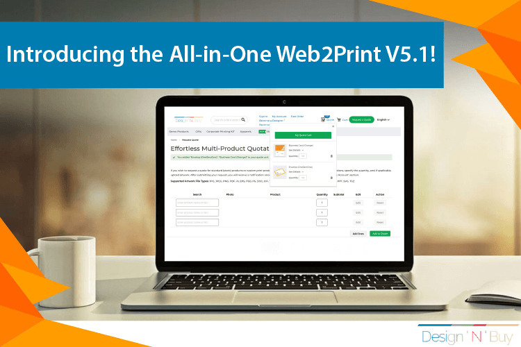 all-in-one web-to-print software version 5.1