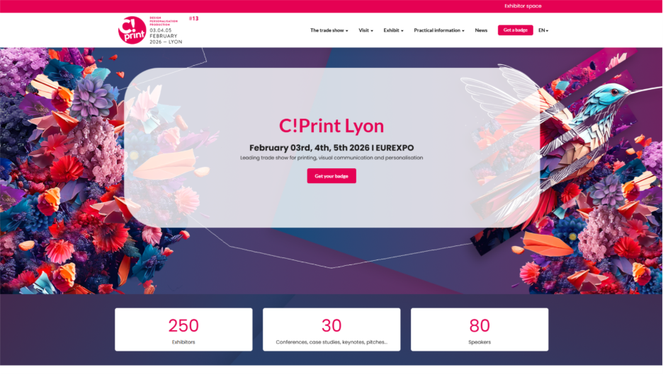 C!Print Lyon — Printing, Visual Communication & Personalization Expo - Printing Trade Shows and Events to Attend in Europe