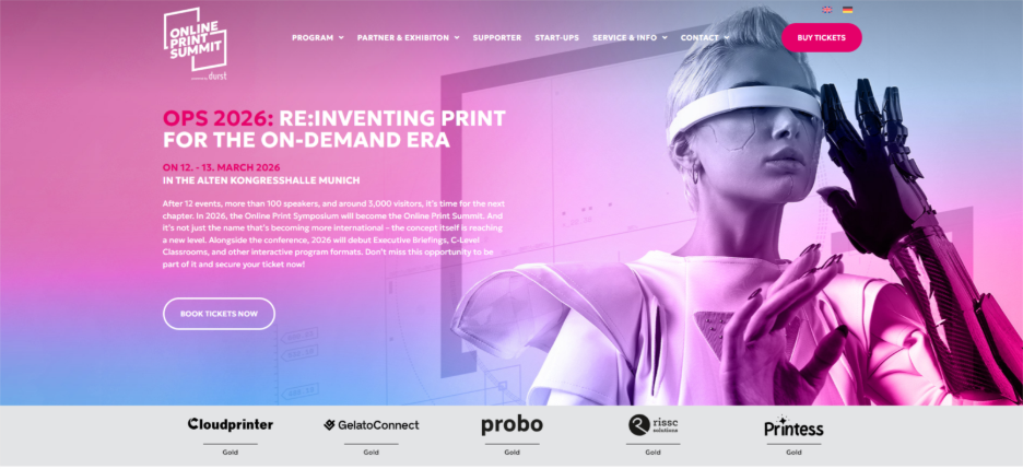 Online Print Summit 2026 — Re:Inventing Print for the On-Demand Era - Printing Trade Shows and Events to Attend in Europe