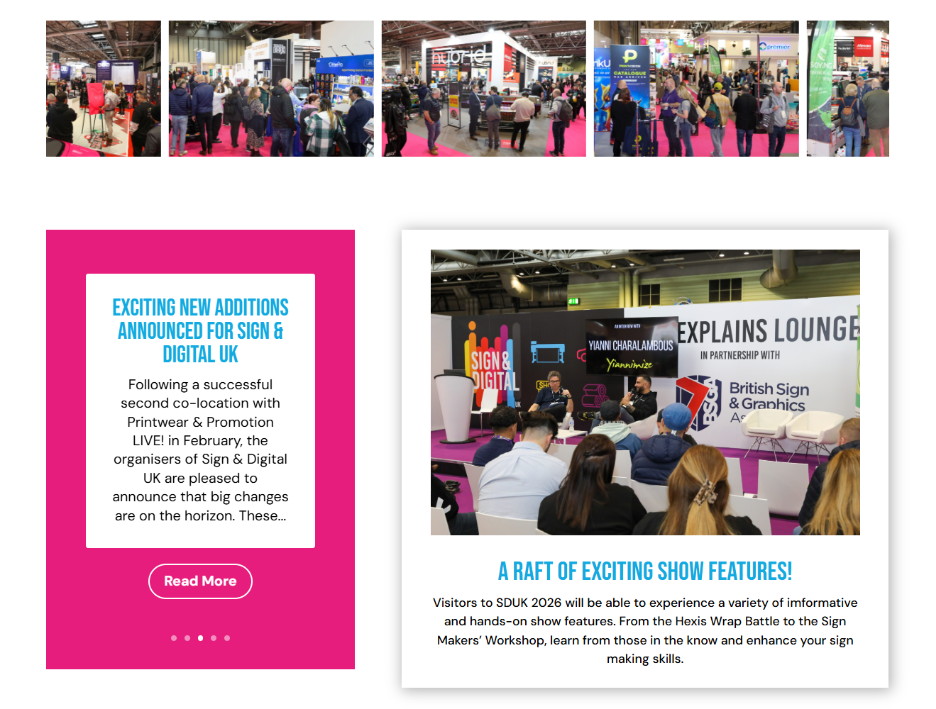 Sign & Digital UK - Printing Trade Shows and Events to Attend in UK