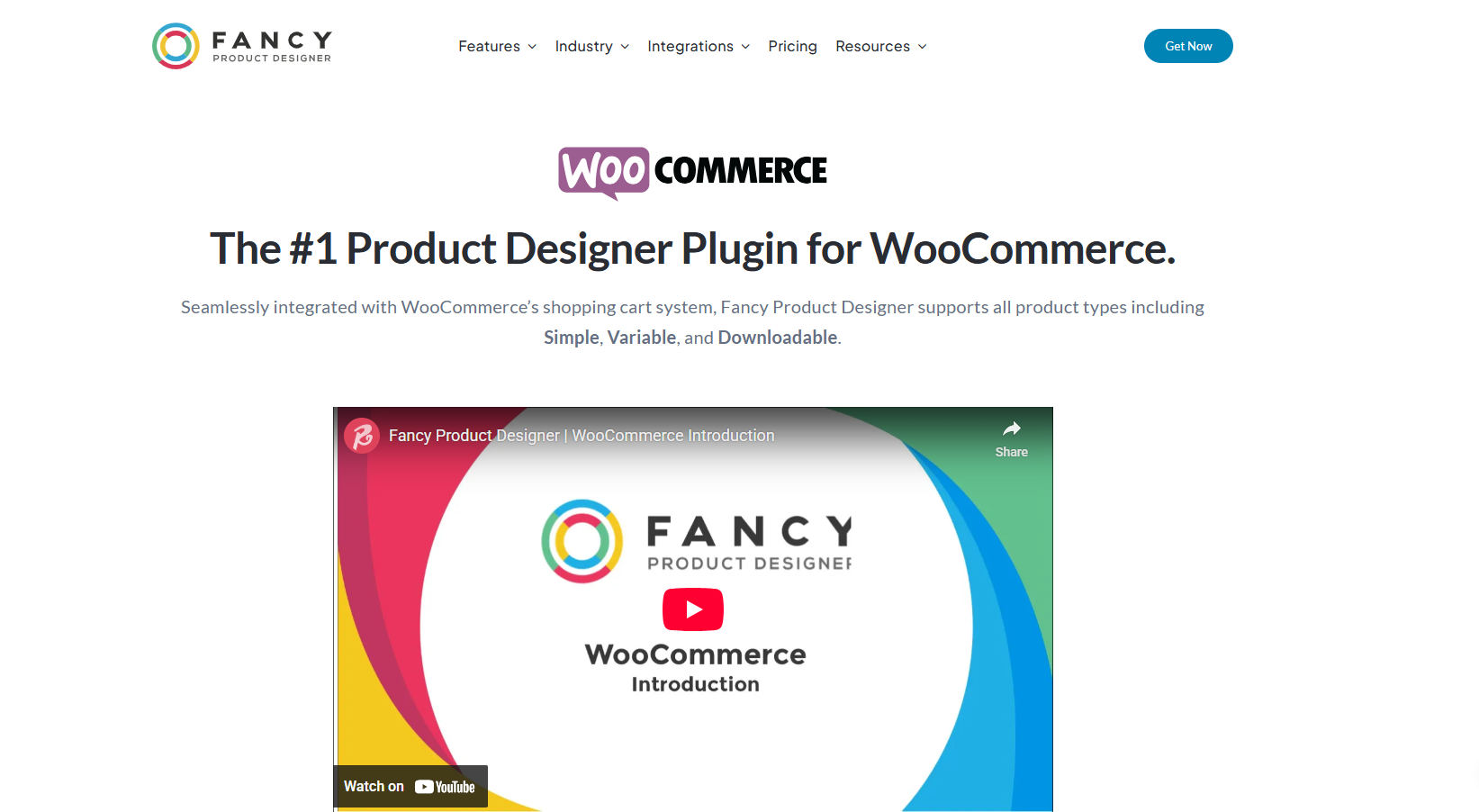 Fancy Product Designer interface and WooCommerce integration video for woocommerce product designer plugin