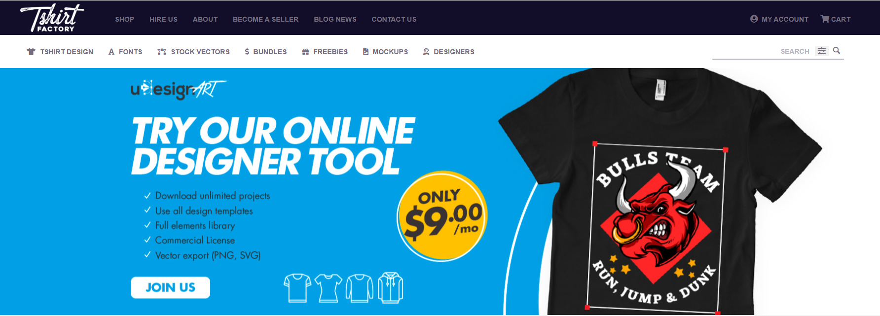 Best tshirt design software online designer tool with vector export and t-shirt design customization features